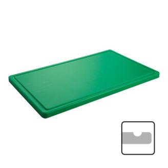 CaterChef sk&auml;rblad polyetengr&ouml;n dike 400x250x20 mm