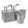 Mach sauzendispenser RVS 2 delig