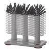 Cepillo de lavado de vidrio, nylon de 3 partes