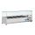 Vitrine r&eacute;frig&eacute;r&eacute;e sup&eacute;rieure Coolhead - 5x 1/4 GN - dessus en verre