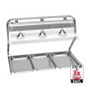 Octalux varmebro 1030 mm - 3/1 GN