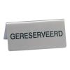 Platte reserviert 2 seitig 100x45 mm