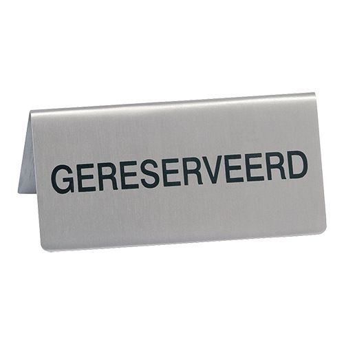Platte reserviert 2 seitig 100x45 mm