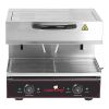 CaterChef Salamandra el&eacute;trica de 2 zonas - grill ajust&aacute;vel em altura