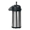 EMGA - Pot &agrave; pompe - Acier inoxydable - 2,2 litres