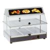 Parrilla enrollable para mantener la vitrina caliente - 600x400x480 mm (ancho x alto x alto)