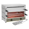 Rollengrill Elektrischer 2-Zonen-Salamander - mit geschlossener Schublade