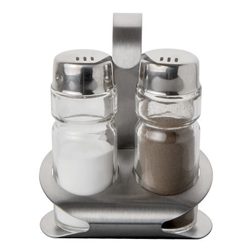 Menage Edelstahl 2-teilig Pfeffer und Salz