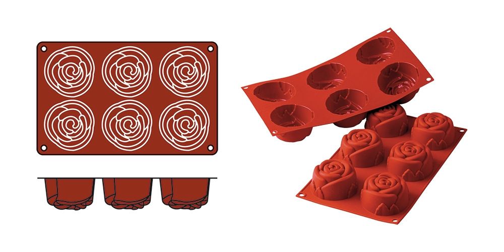 SILICON FLEX Rose &Oslash;76 mm