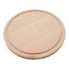 Planche &agrave; d&eacute;couper Tranch&eacute;e ronde en bois &Oslash;280 mm