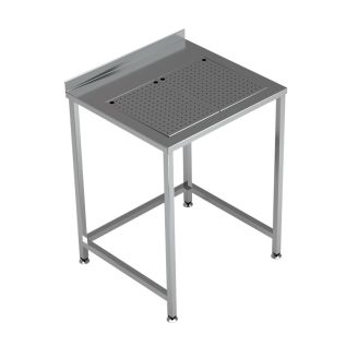 CombiSteel werktafel met ge&iuml;ntegreerde lekbak 700x650