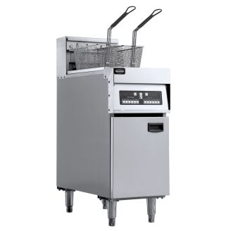 Freidora el&eacute;ctrica combisteel 2x 12,5 litros