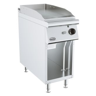 Combisteel base 900 gas bakplaat verchroomd glad 9 kW