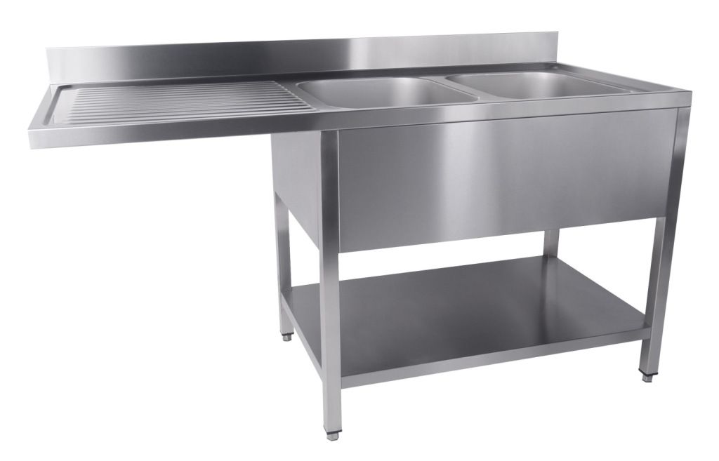Combisteel 700 diskb&auml;nksbotten med urtag. Diskmaskin avtagbar 1600