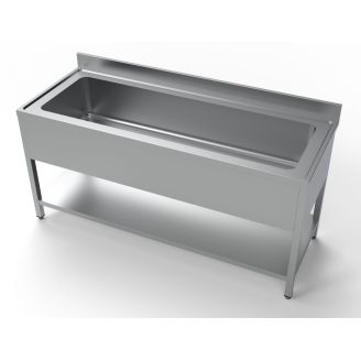 Combisteel spoeltafel 1800 grote spoelbak