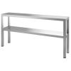 Combisteel RVS etagere 2 niveaus demontabel 1800