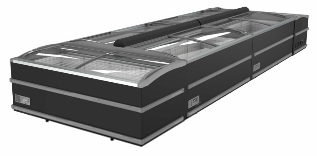 Combisteel Supermarkt Vrieskist Zwart 1372L