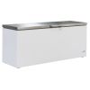 Congelador Combisteel Tapa Acero Inoxidable 635L