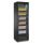 Combisteel glasdeur koelkast zwart CEB-500R BL, 1 deur