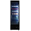 Combisteel glasdeur koelkast zwart CEB-500R BL, 1 deur