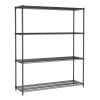 Scaffale Combisteel 4 livelli 1500 nero smontabile