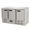 Mostrador refrigerado de acero inoxidable Polar - G622 - 3 puertas