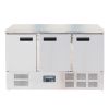 Mostrador refrigerado de acero inoxidable Polar - G622 - 3 puertas