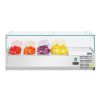Vitrina refrigerada polar - cristal, 3x 1/3 GN + 1x 1/2 GN