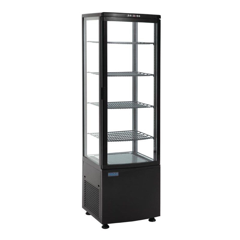 Polar display koelvitrine Zwart - 235 liter - DP289