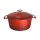 Vogue ronde braadpan rood, 4ltr - 23,5cm