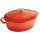 Vogue ovale braadpan oranje, 5ltr, 11cm(h)x24,3cm(b)x29,5cm(d)