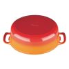 Vogue ovale braadpan oranje, 5ltr, 11cm(h)x24,3cm(b)x29,5cm(d)