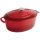 Vogue ca&ccedil;arola oval vermelho, 5ltr, 11cm (h) x24,3cm (w) x29,5cm (d)