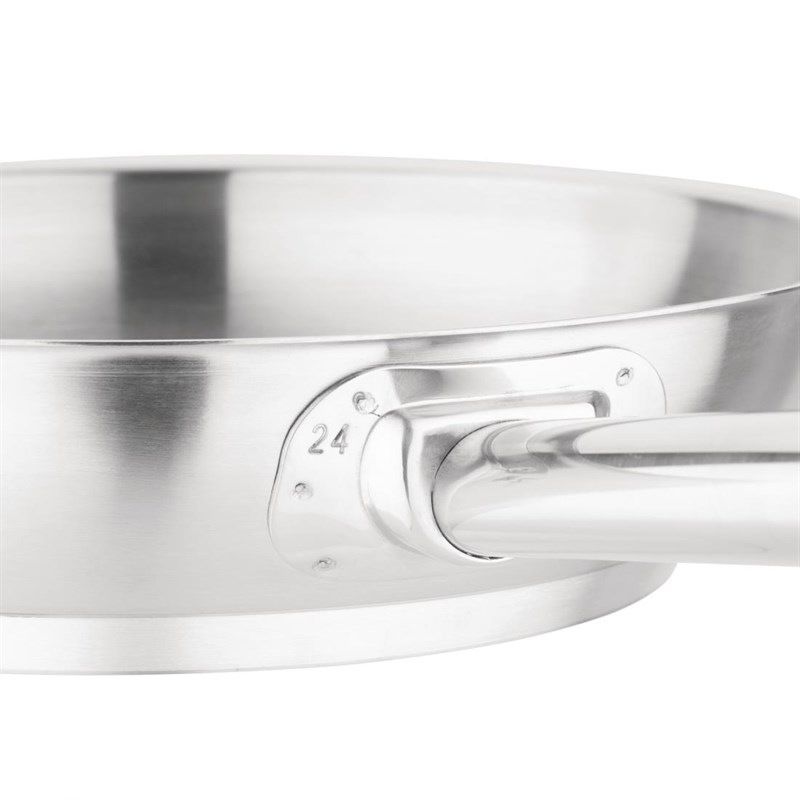 Vogue RVS koekenpan 24 cm.