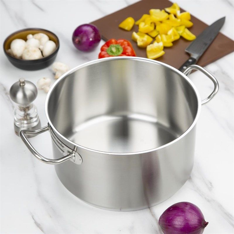 Vogue RVS kookpan 28cm