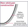 Vogue Aluminium Antiaanbak Teflon Platinum Plus Sauteerpan 24cm