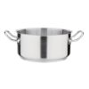 Vogue RVS kookpan laag model 24cm