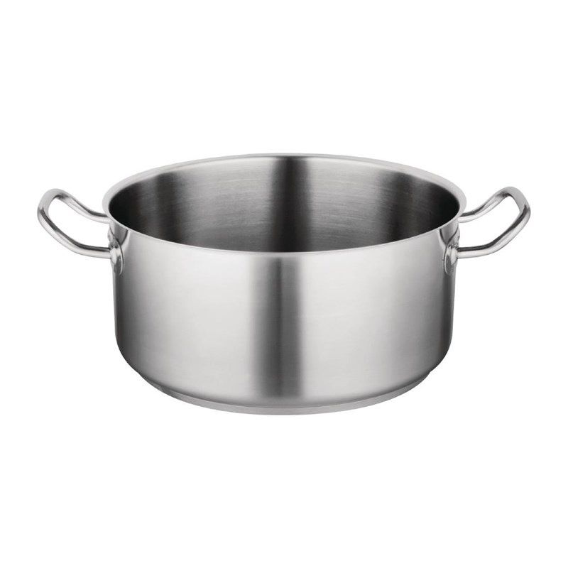 Vogue RVS kookpan laag model 28cm