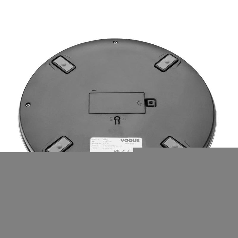Elektrisk v&aelig;gt rund - 5 kg