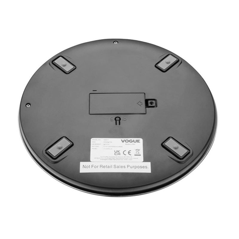 Elektrisk v&aelig;gt rund - 5 kg