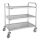 Vogue Servierwagen 3 Tabletts gro&szlig; - 535x860x930 mm