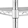 Vogue opbevaringsstativ med 4 hylder 610x610x1830 mm