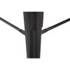 Bolero stalen bistro barkruk zwart (4 stuks)