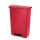 Rubbermaid Slim Jimpedal Eimer mit Pedal vorne 90 Liter rot