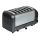 Dualit Vario broodrooster 6 sleuven grijs 60156