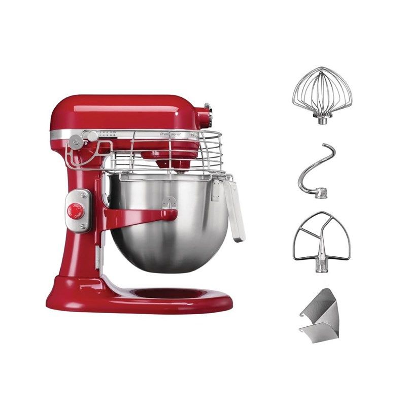 KitchenAid professionele keukenmachine 6,9L rood