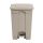 Jantex beige pedaal afvalbak 45 liter