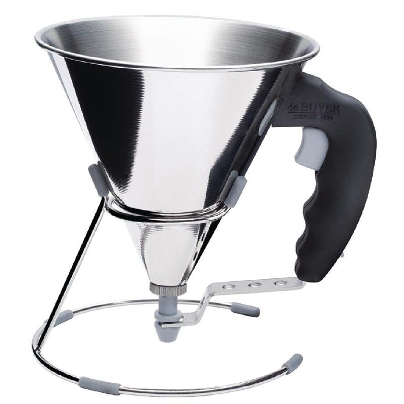 De Buyer suikergiet trechter mini 0,8 liter