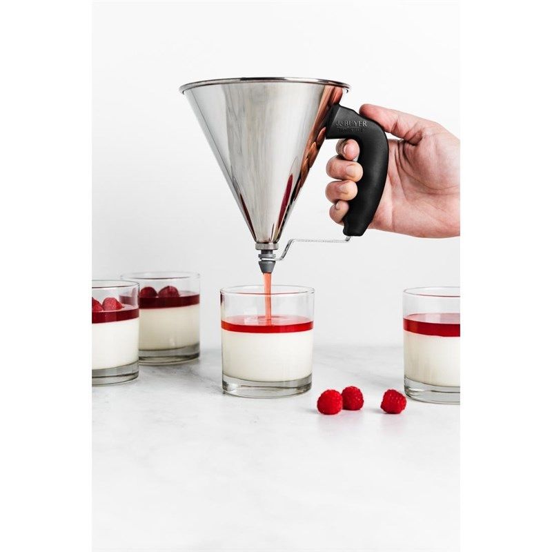 De Buyer suikergiet trechter mini 0,8 liter