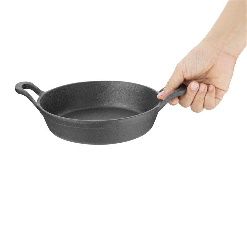 Po&ecirc;le ronde en fonte Olympia avec oreilles 18 cm